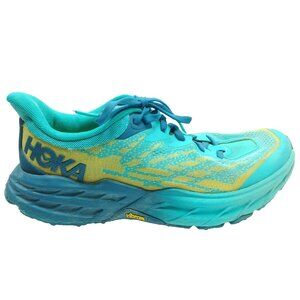 Hoka One One Shoes Womens 8.5 B‎ Speedgoat 5  Blue Vibram Runners 1123158 DTWGR